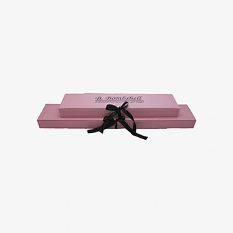 custom elegance pink Wig boxes logo printed hair extension box braids crochet packaging  hair bundle wigs paper box
